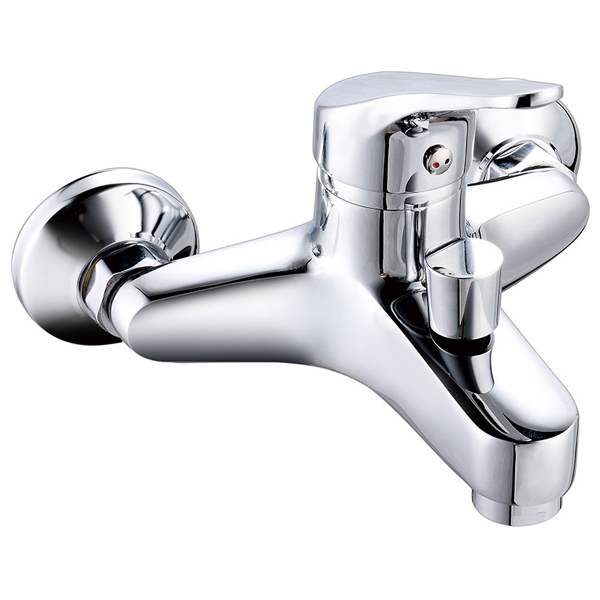 4135-10	DVGW certified, brass faucet single lever hot/cold water wall-mounted bathtub mixer