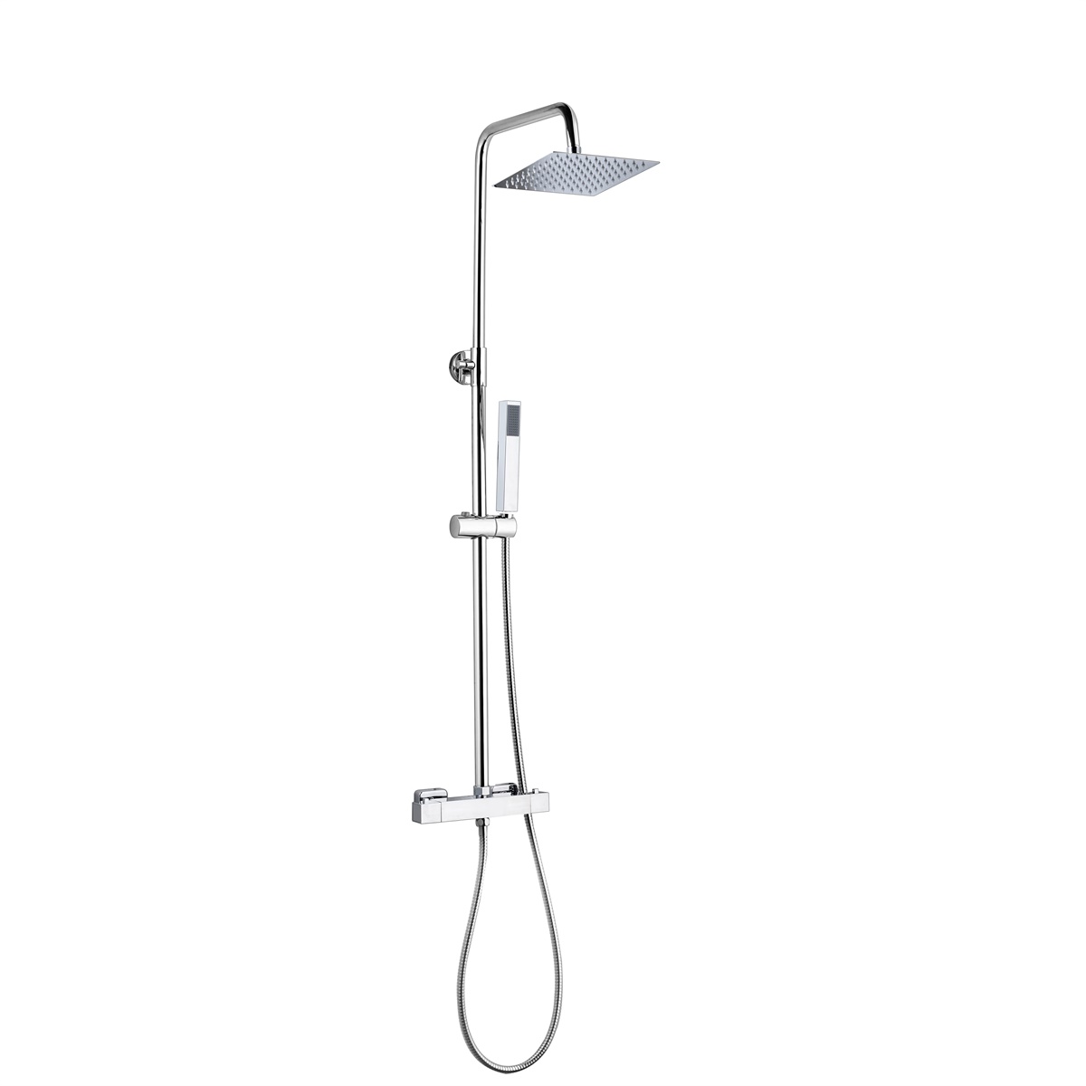 YS34134C	Shower column, rain shower column with thermostatic faucet, height adjustable;