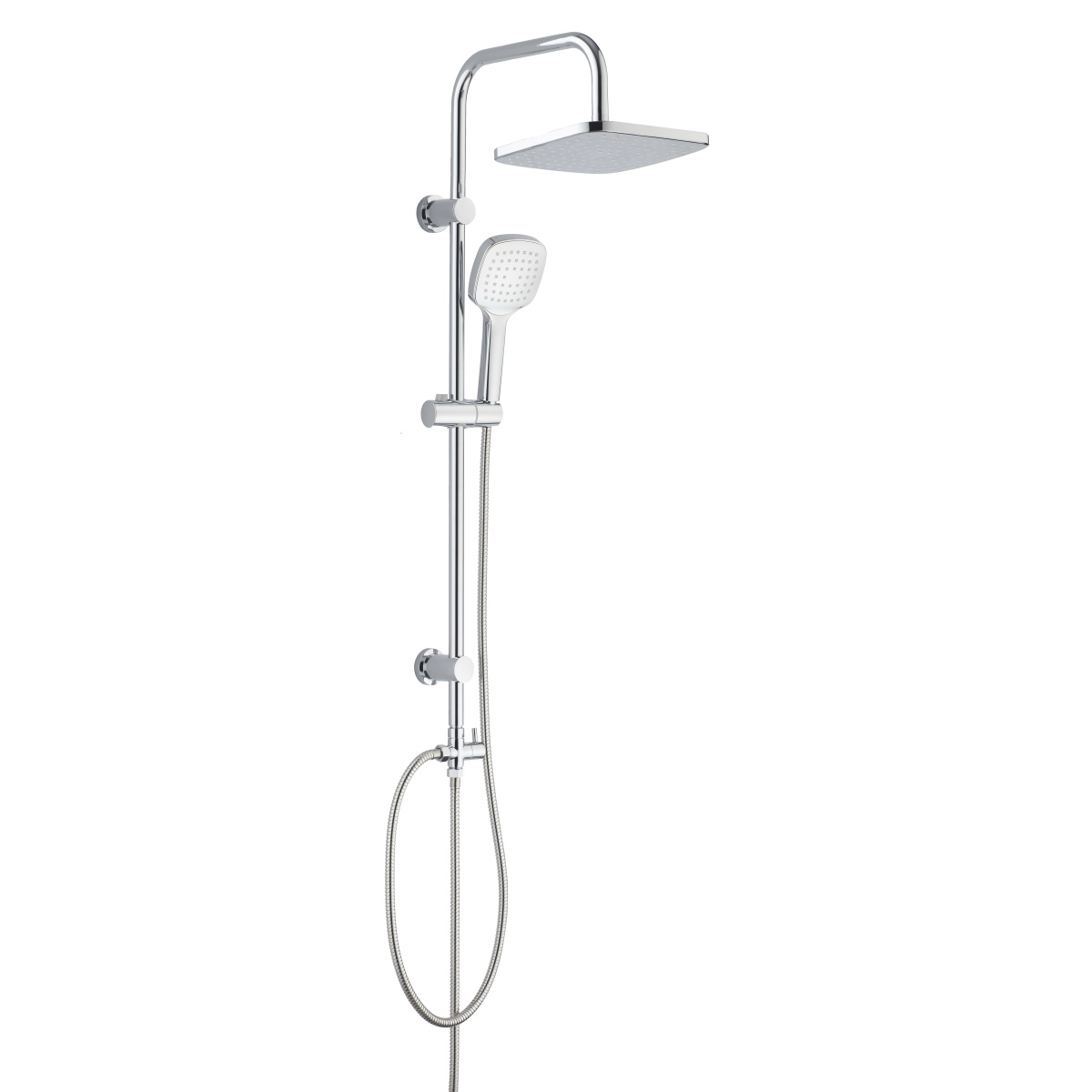 YS34159	Shower column, rain shower column with self-cleaning shower set, with hook;