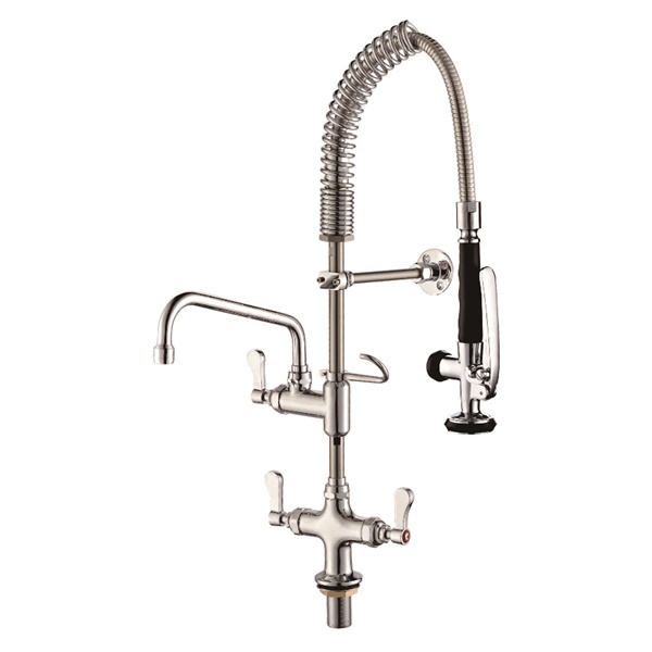 Streamlining Efficiency: Exploring the 9920DBM Deck Mounted Mini Pre-Rinse Unit with Add-On Faucet and Commercial Kitchen Faucet