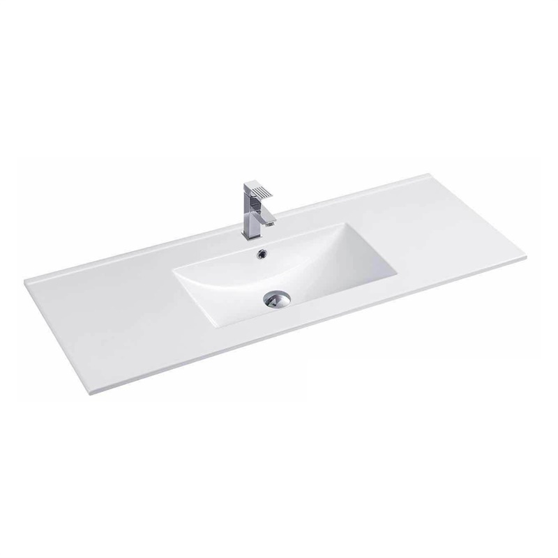 YS27286W-120	matt white glazed ceramic cabinet basin, vanity basin, lavatory sink;