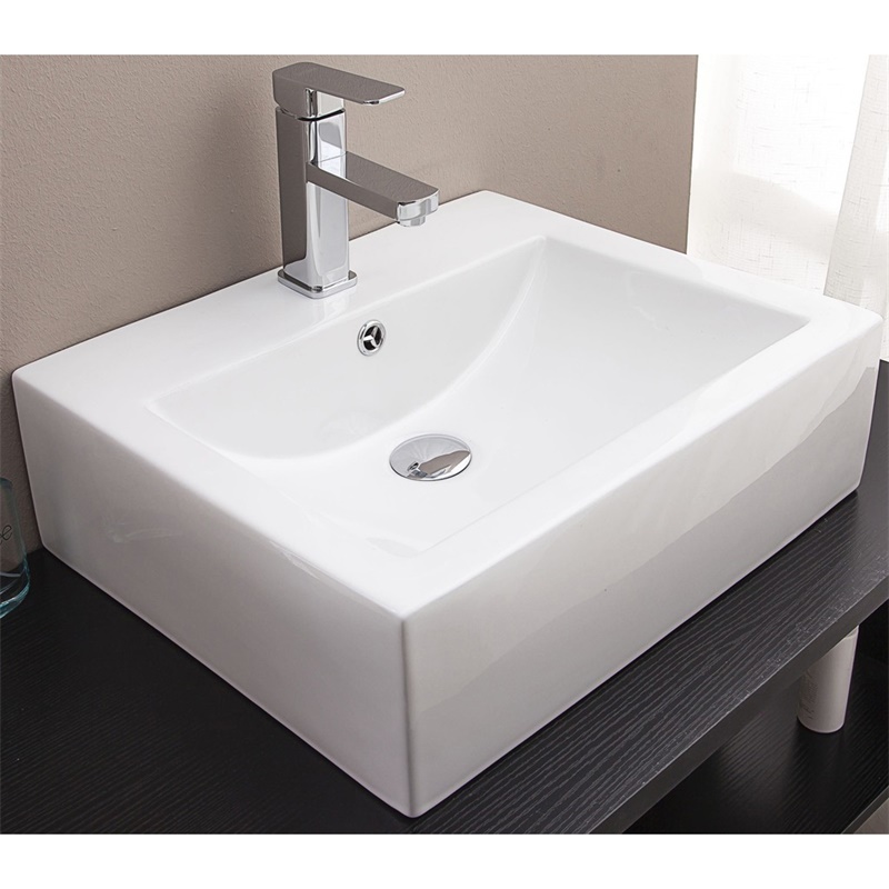 YS28253	Ceramic above counter basin, artistic basin, ceramic sink;