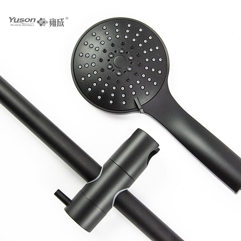 YS33255B Sliding Rail Shower Set, Single Position Hand Shower, Sliding Shower Holder, 1.5m PFFC Shower Hose