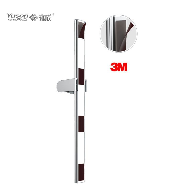 YS33132	Flat Design Aluminum Sliding Shower Set, 3-Function Silicon Nozzles, PFFC Shower Hose