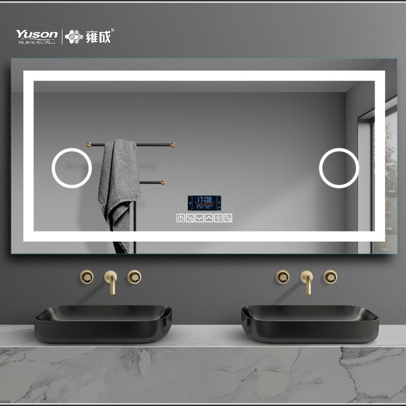 YS57102FM	Mordern Rectangle Shape Wall-mounted LED mirror, Magnifying LED mirror