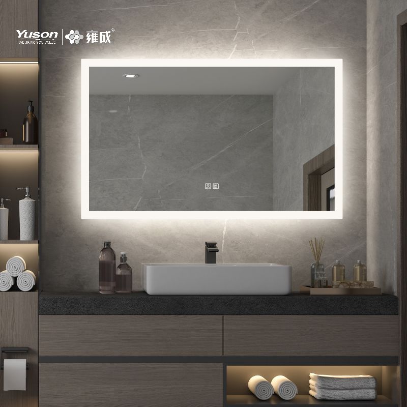 YS57103	Mordern Rectangle Shape bathroom mirror, LED mirror, Fogless LED mirror