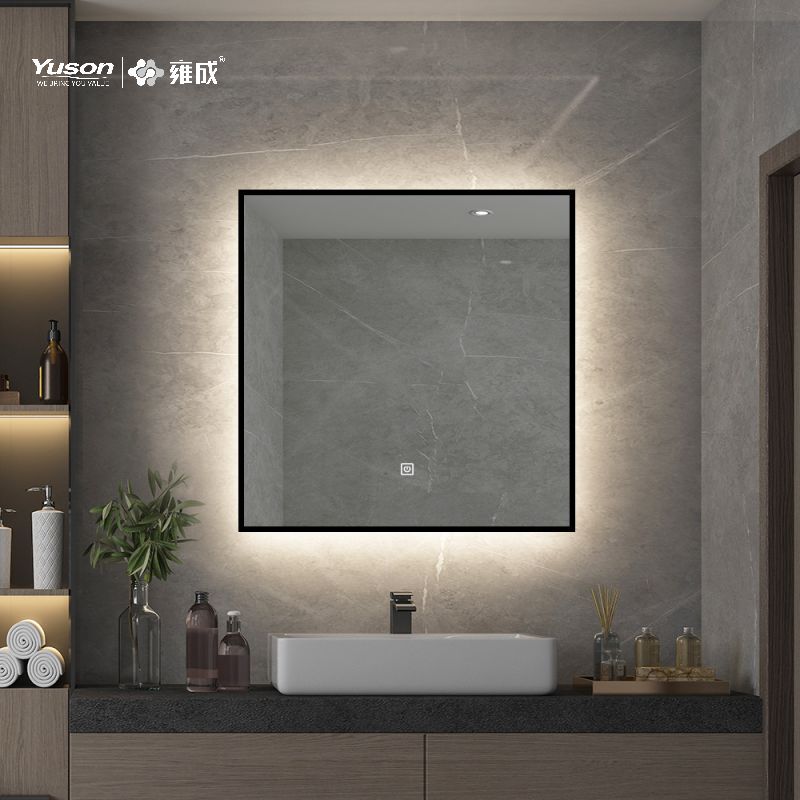 YS57301	Mordern Rectangle Shape Aluminum Frame LED bathroom mirror, Illuminated vanity mirror