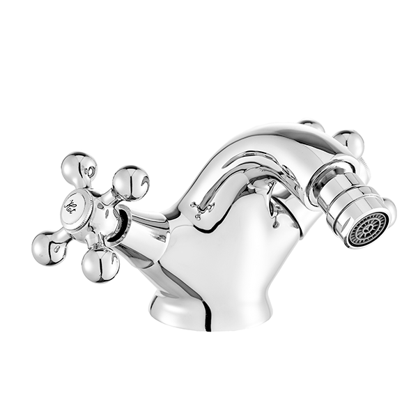 1108-40	brass faucet double handles hot/cold water deck-mounted bidet mixer