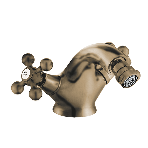 1108AB-40	brass faucet double handles hot/cold water deck-mounted bidet mixer