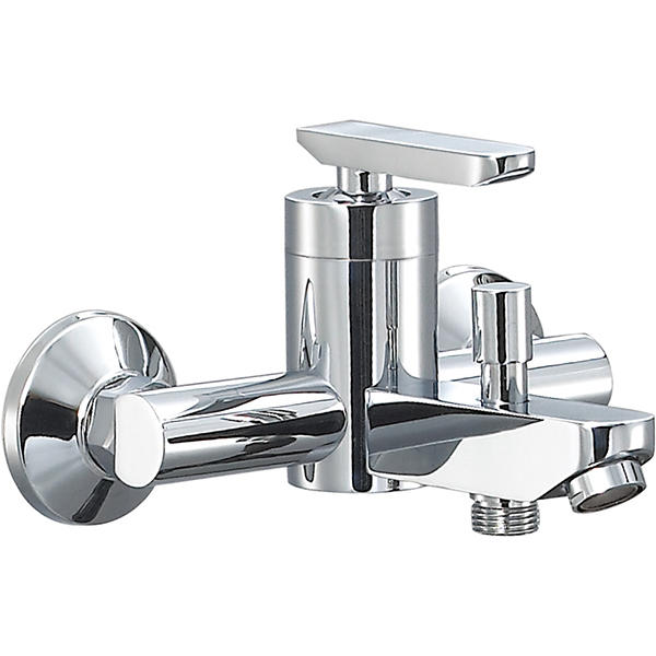 3106-10	brass faucet single lever hot/cold water wall-mounted bathtub mixer