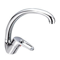 3131-51	brass faucet single lever hot/cold water deck-mounted kitchen mixer, sink mixer