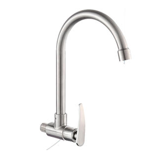 1001W1	#304 stainless steel  tap, brushed surface