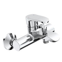 3172-10	brass faucet single lever hot/cold water wall-mounted bathtub mixer