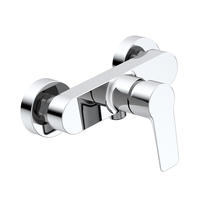 3187-20	DVGW certified, brass faucet single lever hot/cold water wall-mounted shower mixer