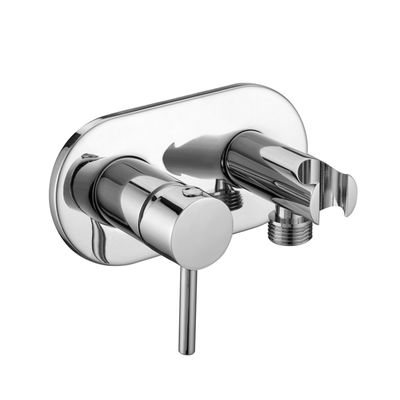 3268-28	brass faucet single lever hot/cold water shower mixer with holder;