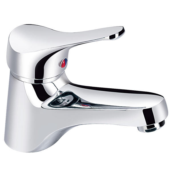 4134-30	brass faucet single lever hot/cold water deck-mounted basin mixer
