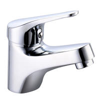 4135-30	DVGW certified, brass faucet single lever hot/cold water deck-mounted basin mixer
