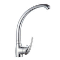 4166-50	brass faucet single lever hot/cold water deck-mounted kitchen mixer, sink mixer
