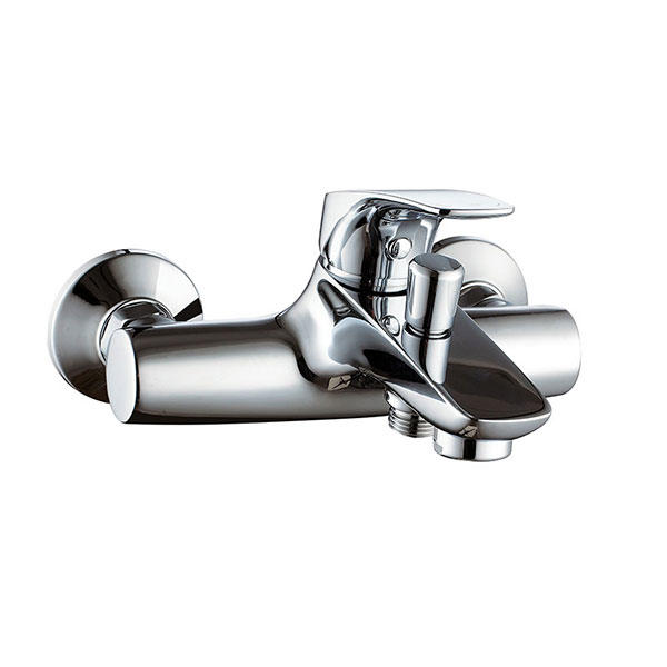 3168-10	brass faucet single lever hot/cold water wall-mounted bathtub mixer