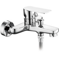 3191-10	brass faucet single lever hot/cold water wall-mounted bathtub mixer