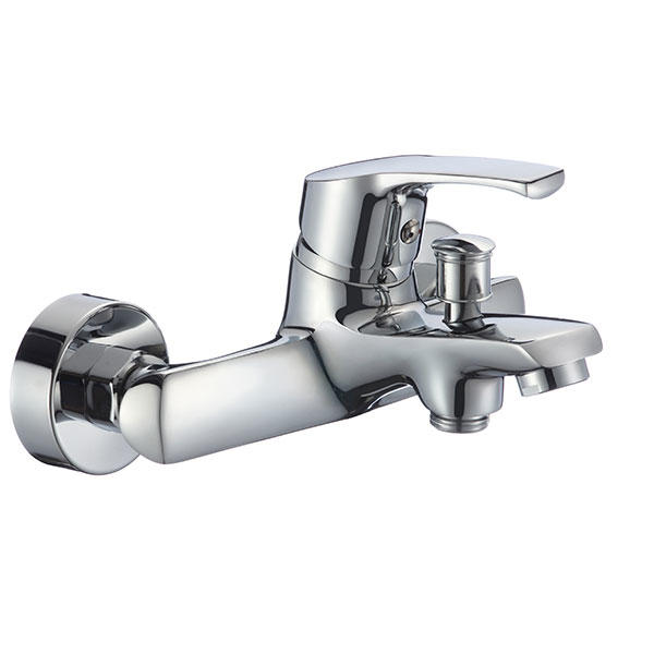 3272-10	brass faucet single lever hot/cold water wall-mounted bathtub mixer