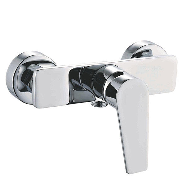 3296-20	brass faucet single lever hot/cold water wall-mounted shower mixer
