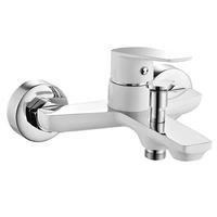 3296CW-10	brass faucet single lever hot/cold water wall-mounted bathtub mixer
