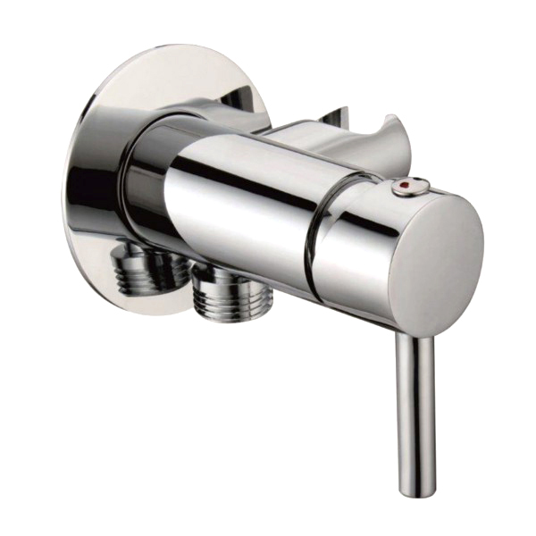 3268-27	brass faucet single lever hot/cold water shower mixer with holder;