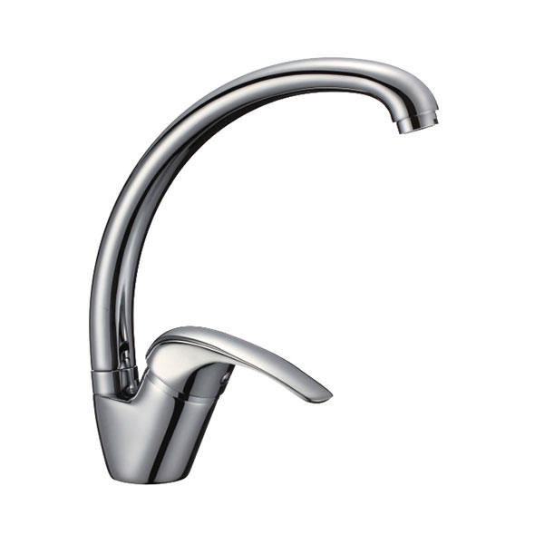 4121B-51	brass faucet single lever hot/cold water deck-mounted kitchen mixer, sink mixer