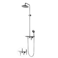 YS34150	Shower column, rain shower column with shelf faucet, height adjustable;