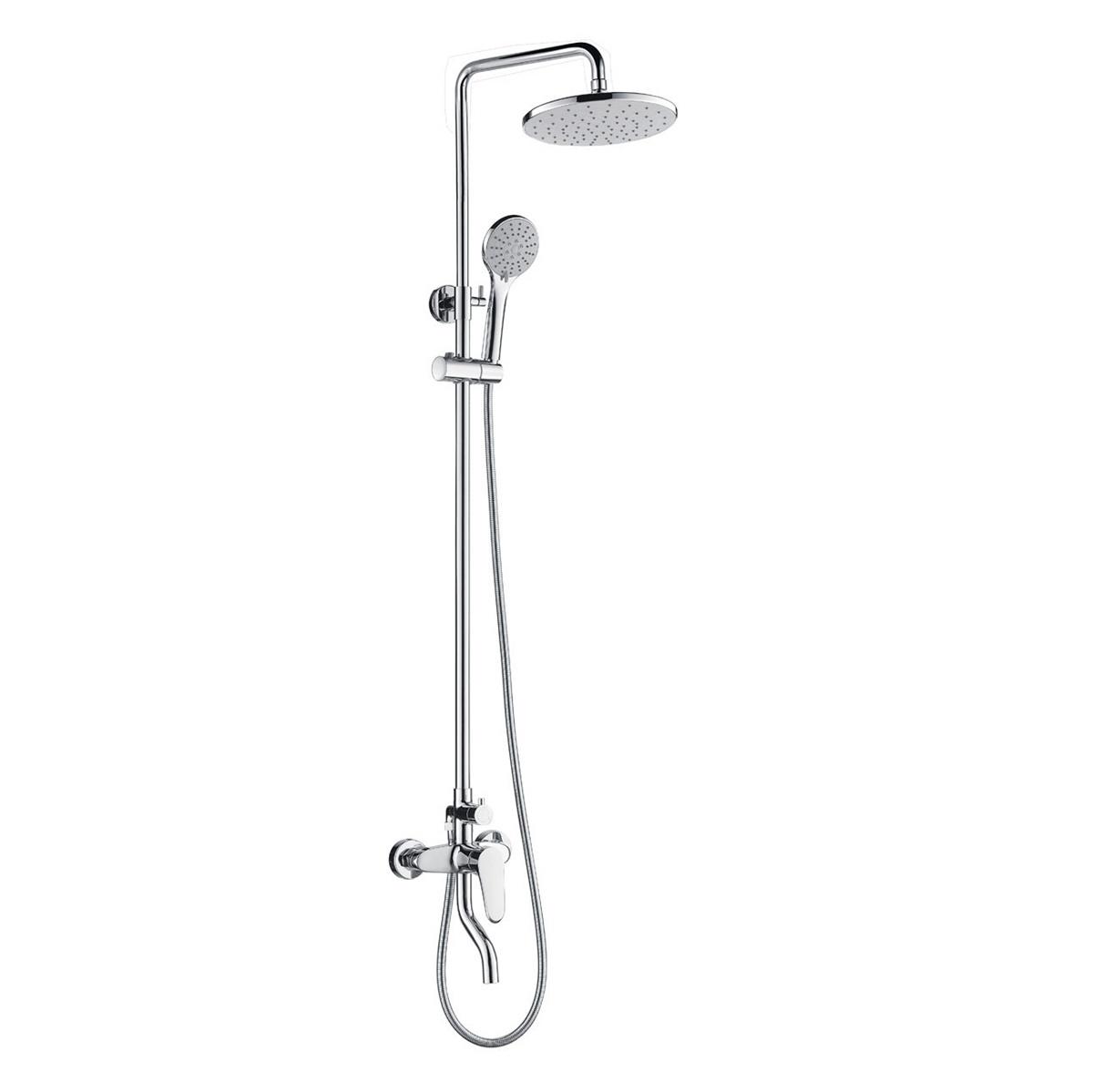 YS34191	Shower column, rain shower column with faucet, height adjustable;