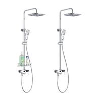 YS34229	Shower column, rain shower column with faucet and spout, height adjustable;