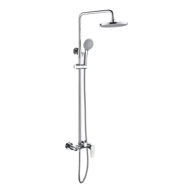 YS34263	Shower column, rain shower column with faucet and spout, height adjustable;