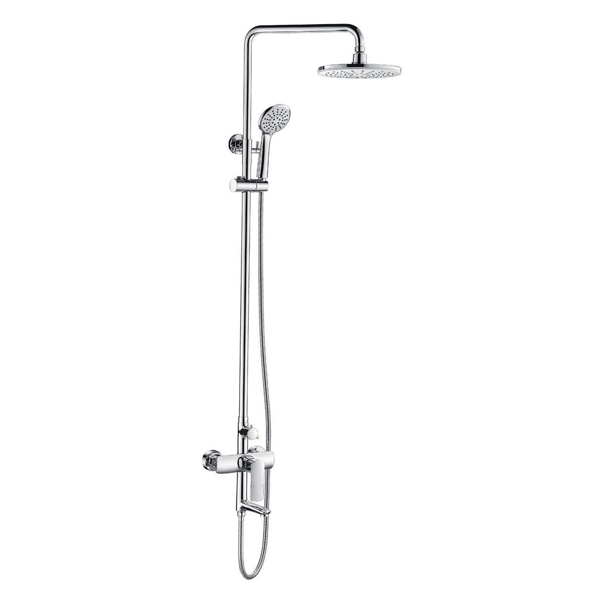 YS34264	Shower column, rain shower column with faucet and spout, height adjustable;