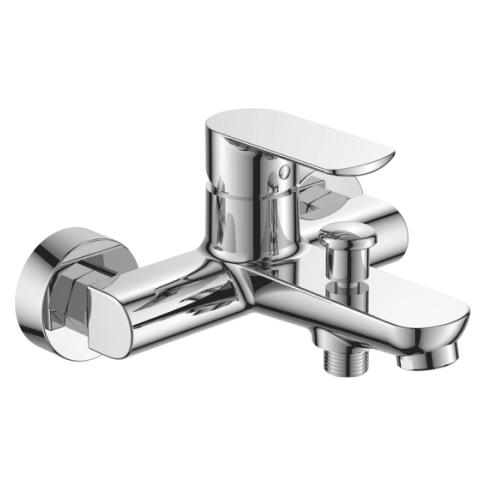 3192-10	brass faucet single lever hot/cold water wall-mounted bathtub mixer