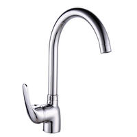4121B-53 brass faucet single lever hot/cold water deck-mounted kitchen mixer, sink mixer