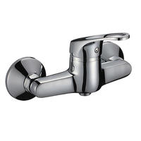 4121C-20	brass faucet single lever hot/cold water wall-mounted shower mixer