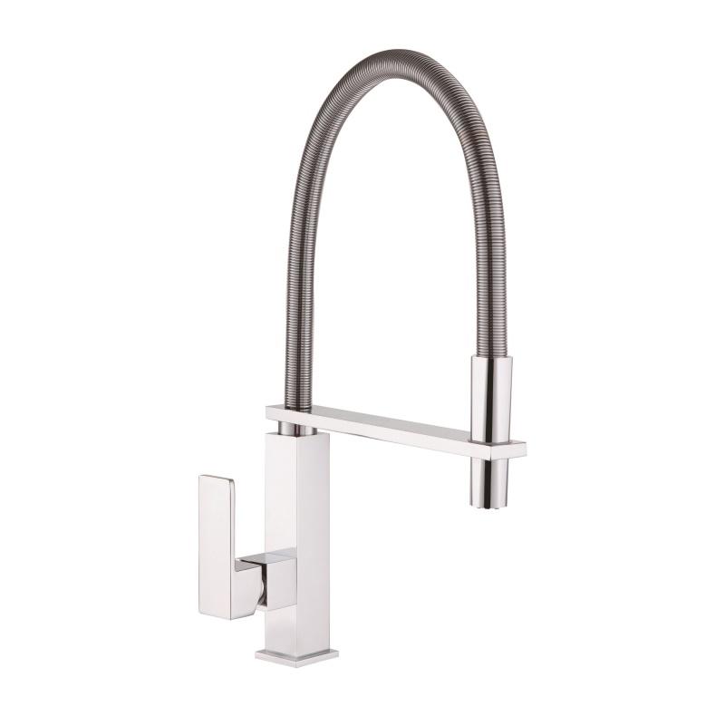 3003	brass faucet single handle hot/cold deck-mounted sink mixer, pull-down kitchen faucet;