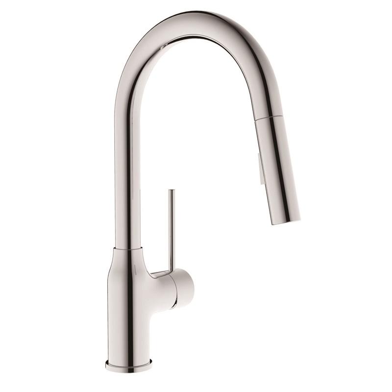 3005	brass faucet single handle hot/cold deck-mounted sink mixer, pull-out kitchen faucet;