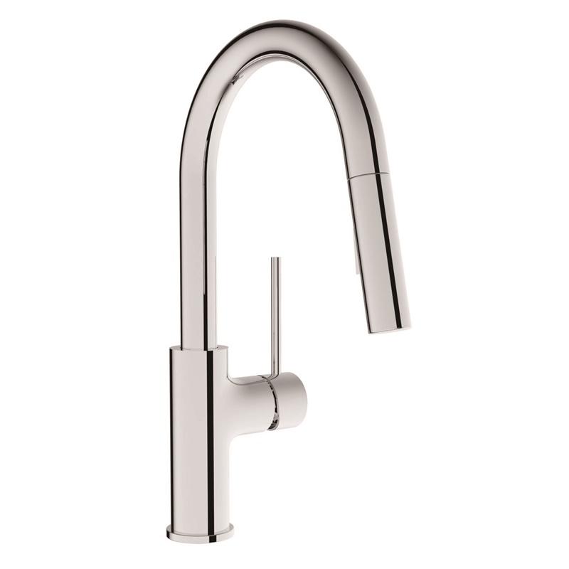 3007	brass faucet single handle hot/cold deck-mounted sink mixer, pull-out kitchen faucet;