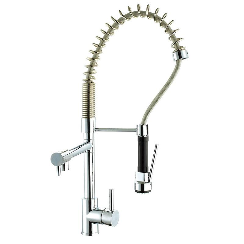 3011	brass faucet single handle hot/cold deck-mounted sink mixer, pull-down kitchen faucet;