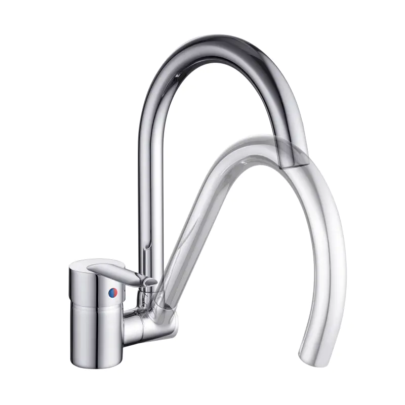 3017B	Under windown sink faucet, foldable kitchen faucet;