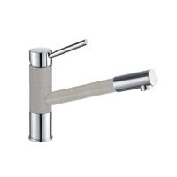 3027W	brass faucet single handle hot/cold deck-mounted sink mixer, pull-out kitchen faucet;