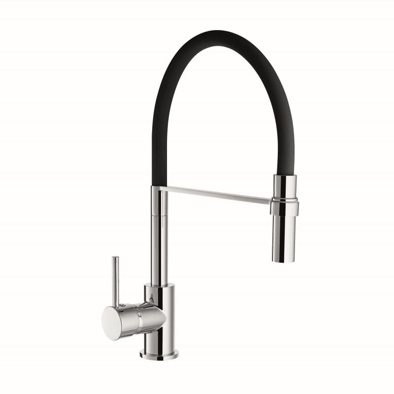 3126	brass faucet single handle hot/cold deck-mounted sink mixer, pull-down kitchen faucet;