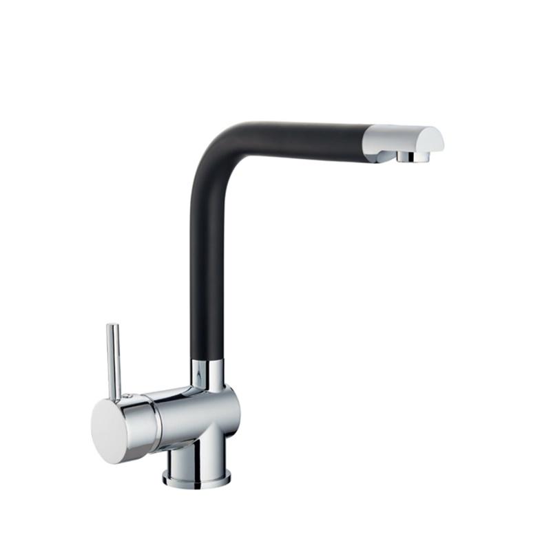 3128	brass faucet single handle hot/cold deck-mounted sink mixer, pull-down kitchen faucet;