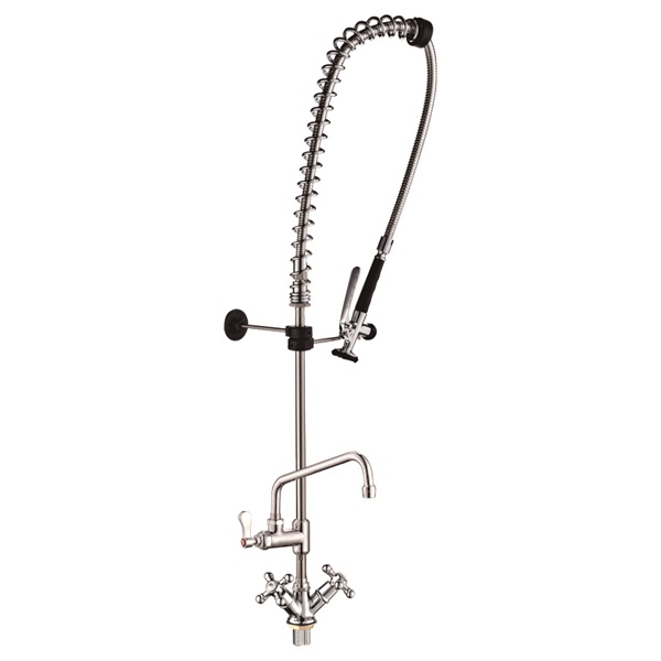 9920DHB	Deck mounted Pre-rinse unit with add-on faucet, commercial kitchen faucet;