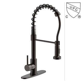 C0032-1	UPC, CUPC certified brass faucet single handle hot/cold deck-mounted sink mixer, pull-down kitchen faucet;