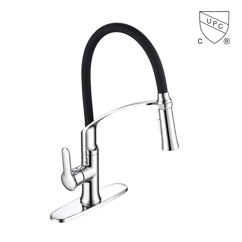 C0054-1	UPC, CUPC certified brass faucet single handle hot/cold deck-mounted sink mixer, pull-down kitchen faucet;