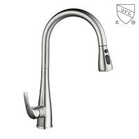 C0084	UPC, CUPC certified brass faucet 1-handle deck mount pull-out handle/lever kitchen faucet;