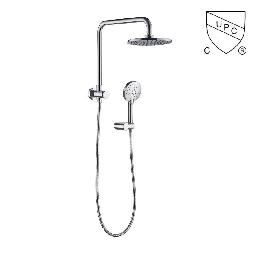 DA310026CP	UPC, CUPC  certified shower kits, rain shower set, sliding shower set;